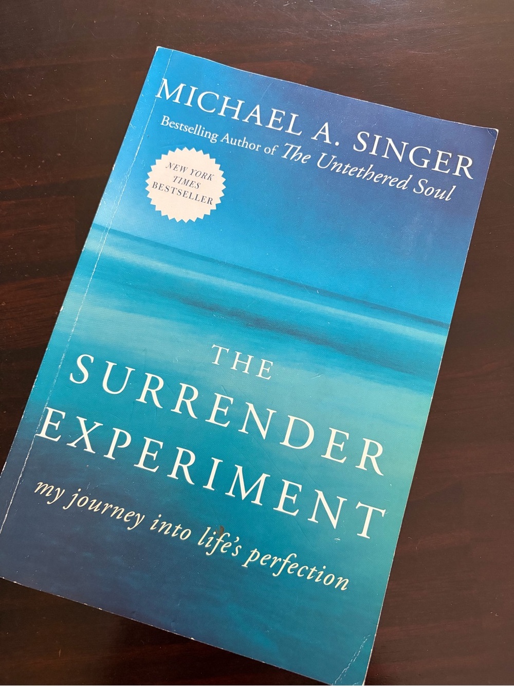 The Surrender Experiment by Michael A. Singer - Blue Gradient Paperback